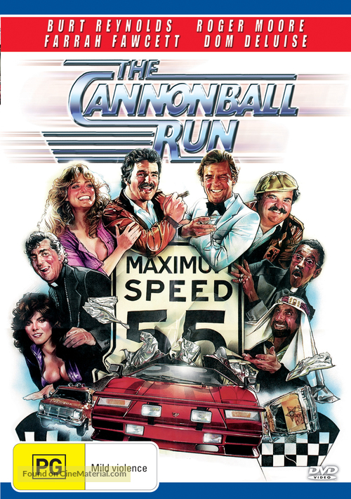 The Cannonball Run - Australian DVD movie cover