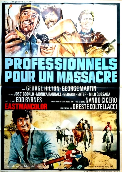 Professionisti per un massacro - French Movie Poster