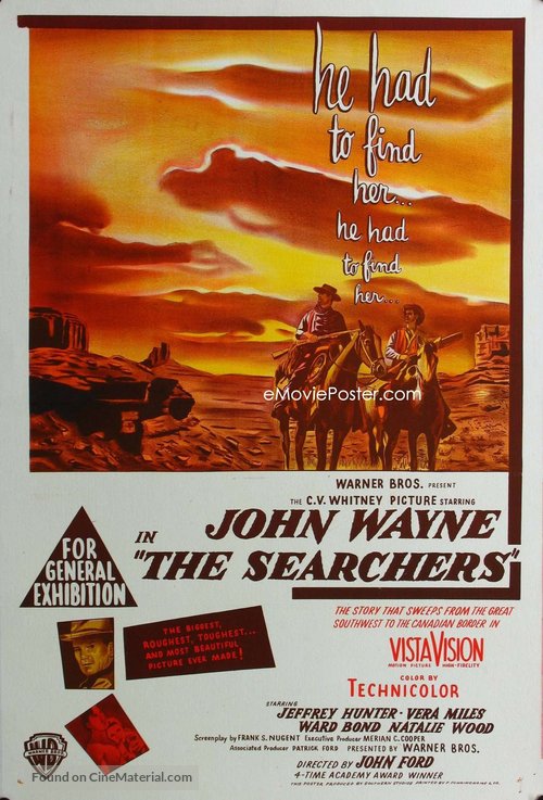 The Searchers - Australian Movie Poster