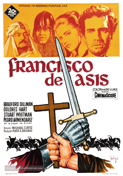Francis of Assisi - Spanish Movie Poster