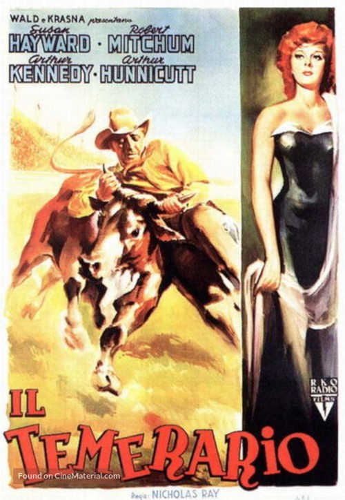 The Lusty Men - Italian Movie Poster