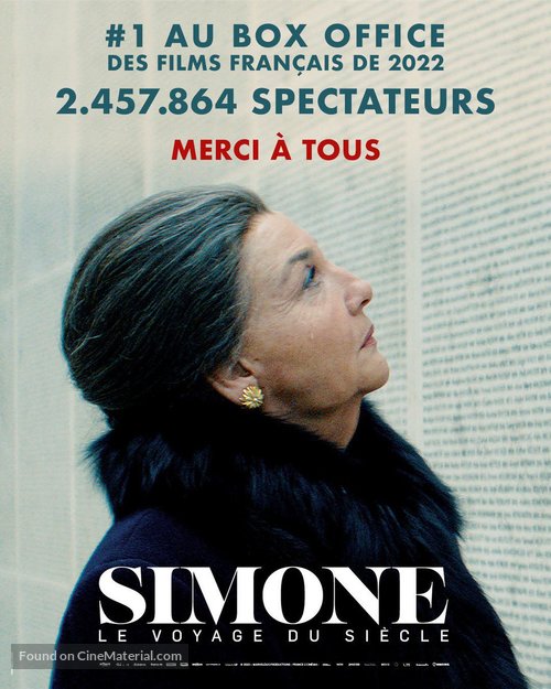 Simone, le voyage du si&egrave;cle - French Movie Poster