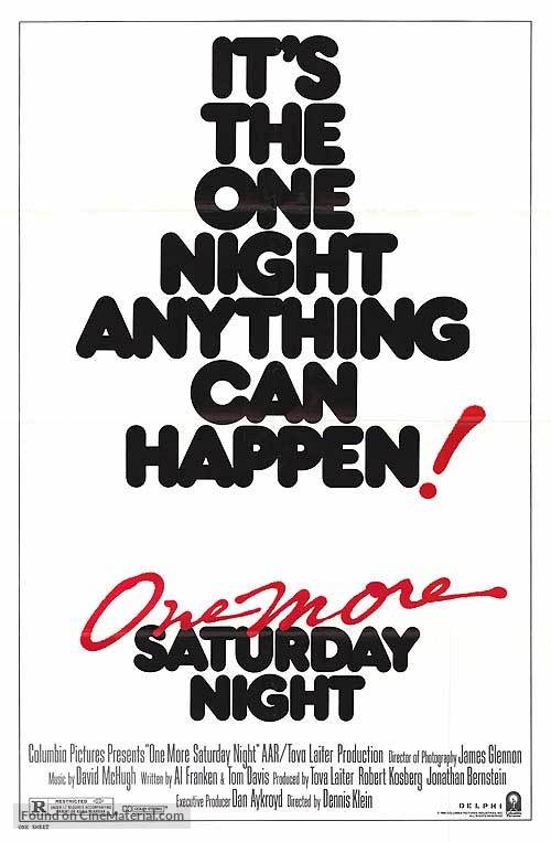 One More Saturday Night - Movie Poster