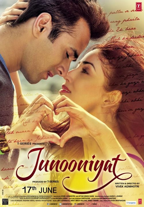Junooniyat - Indian Movie Poster