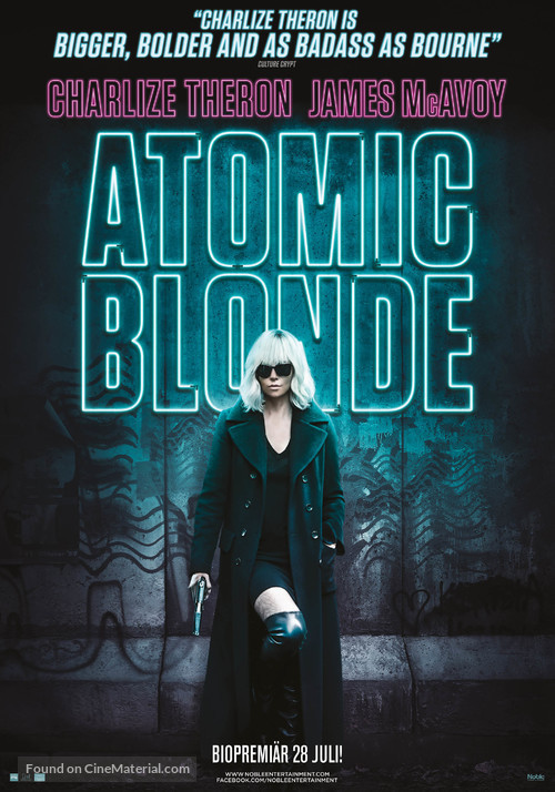 Atomic Blonde - Swedish Movie Poster