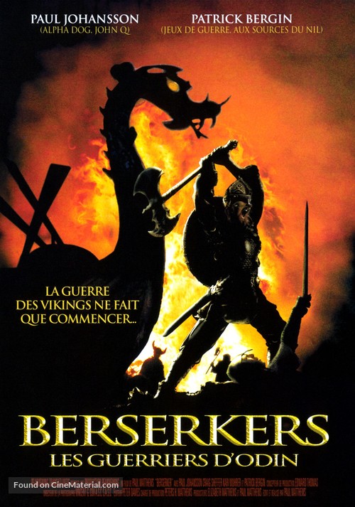 Berserker - French DVD movie cover