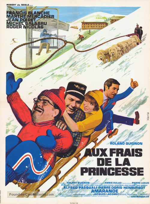 Aux frais de la princesse - French Movie Poster