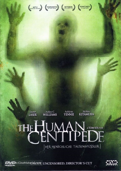 The Human Centipede (First Sequence) - Austrian DVD movie cover