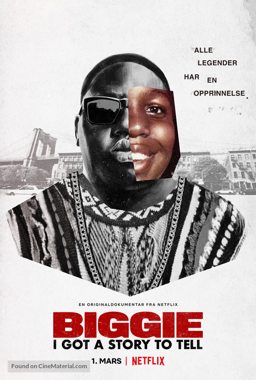 Biggie: I Got a Story to Tell - Norwegian Movie Poster