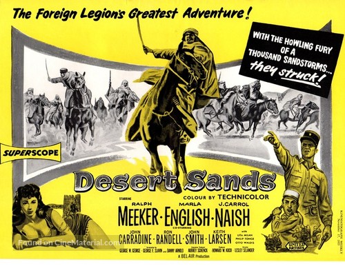 Desert Sands - British Movie Poster