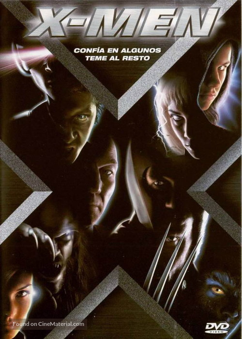 X-Men - Spanish DVD movie cover