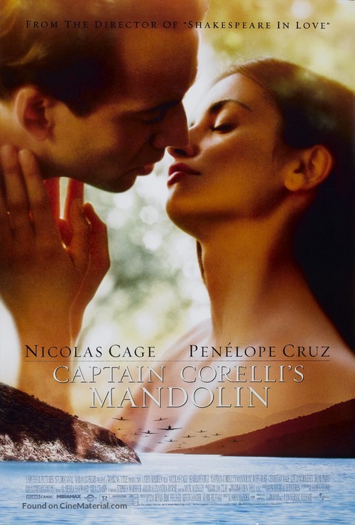 Captain Corelli&#039;s Mandolin - Movie Poster