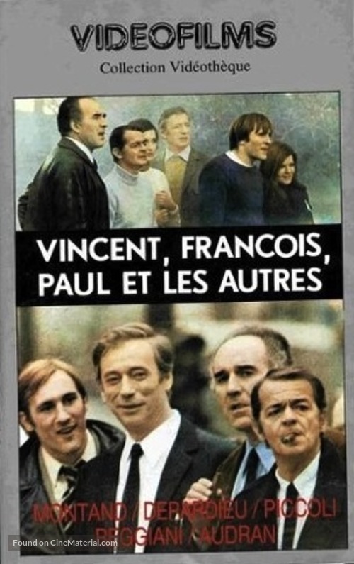 Vincent, Fran&ccedil;ois, Paul... et les autres - French VHS movie cover