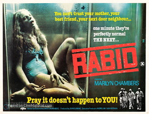 Rabid - British Movie Poster
