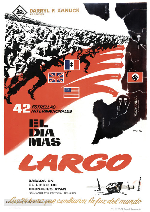 The Longest Day - Spanish Movie Poster
