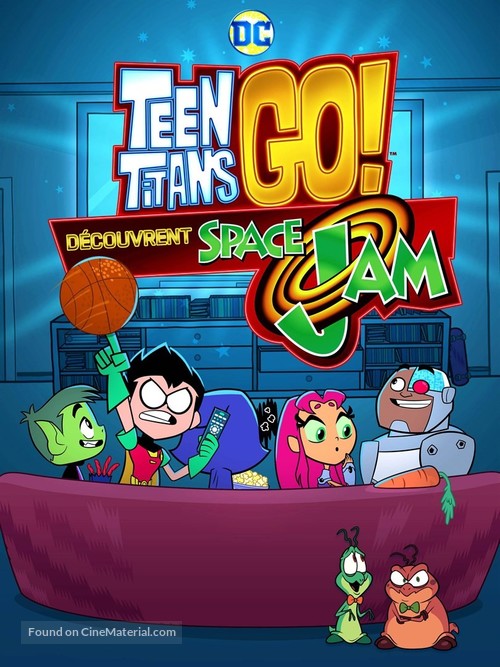 Teen Titans Go! See Space Jam - French Movie Cover