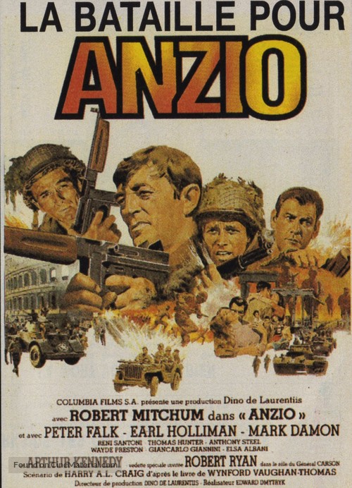 Lo Sbarco di Anzio - French Movie Poster