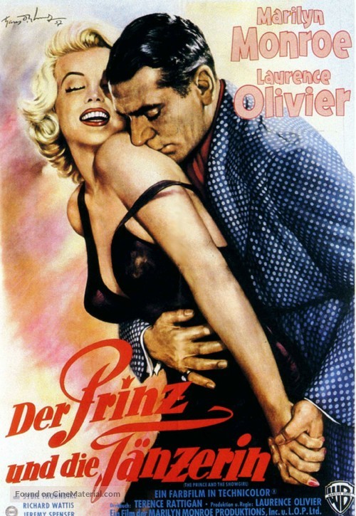 The Prince and the Showgirl - German Movie Poster