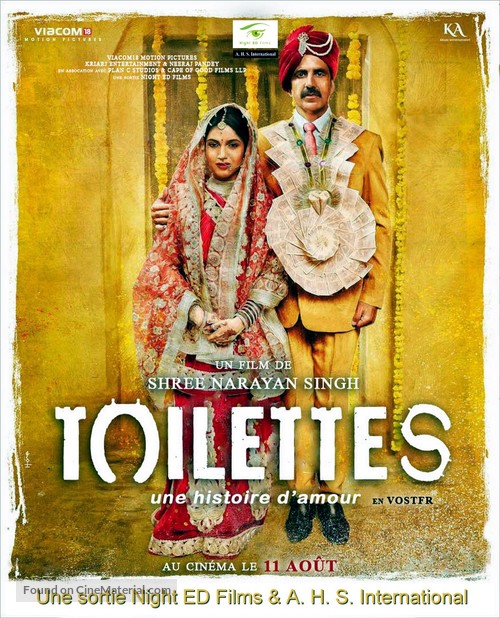 Toilet - Ek Prem Katha - French Movie Poster