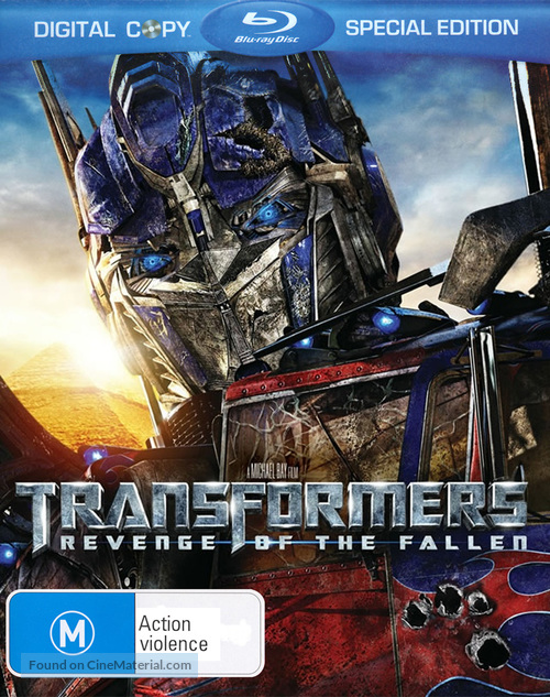 Transformers: Revenge of the Fallen - Australian Blu-Ray movie cover