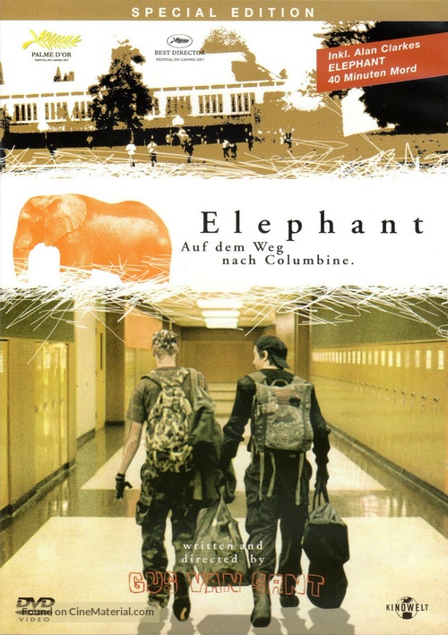 Elephant - German DVD movie cover