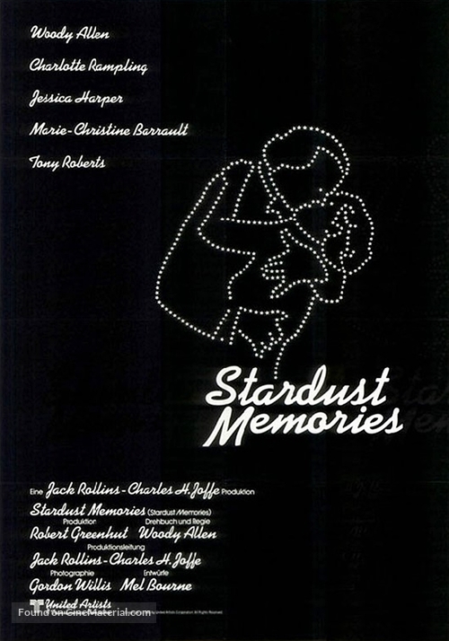 Stardust Memories - German Movie Poster