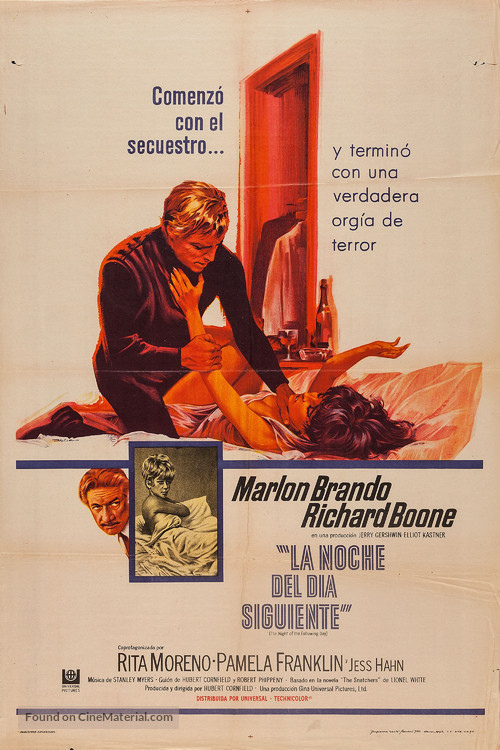 The Night of the Following Day - Argentinian Movie Poster