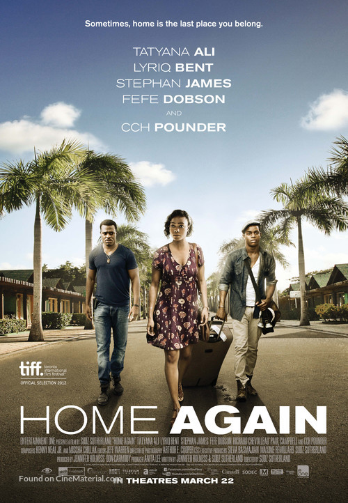 Home Again - Canadian Movie Poster