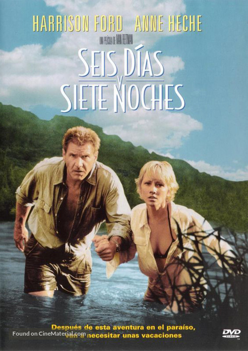 Six Days Seven Nights - Spanish DVD movie cover