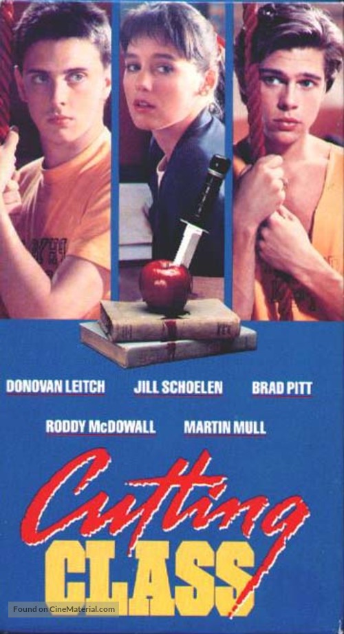 Cutting Class (1989) vhs movie cover
