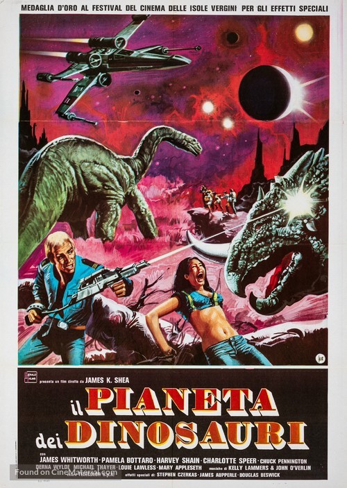 Planet of Dinosaurs - Italian Movie Poster