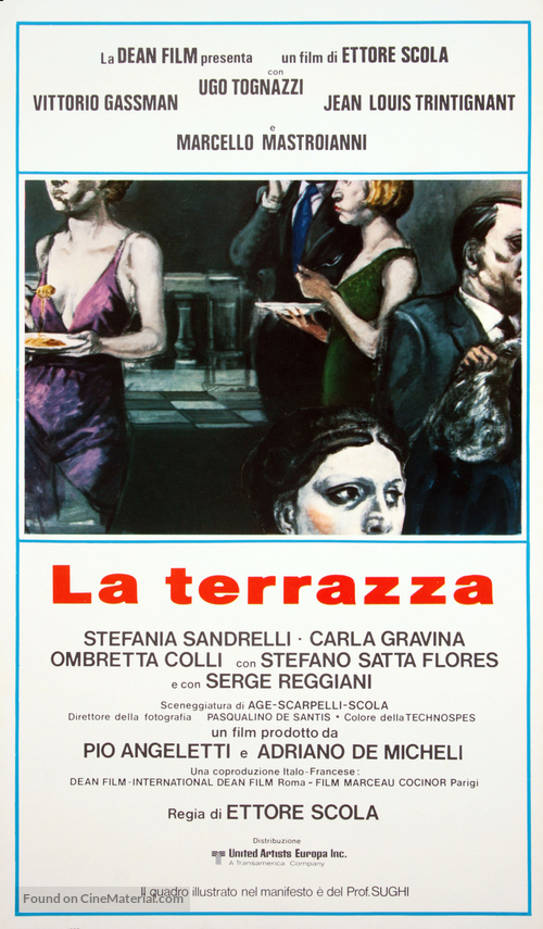 La terrazza - Italian Movie Poster