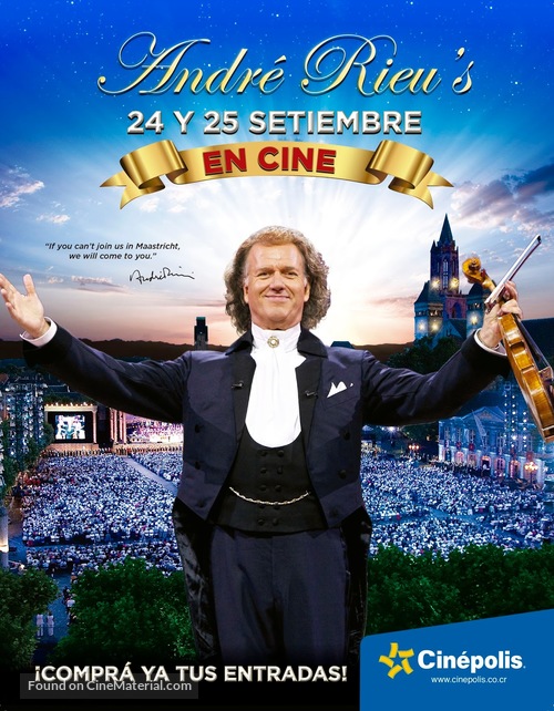 Andr&eacute; Rieu&#039;s 2015 Maastricht Concert - Costa Rican Movie Poster