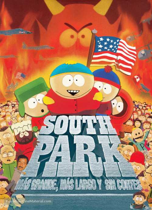 South Park: Bigger Longer &amp; Uncut - Spanish DVD movie cover