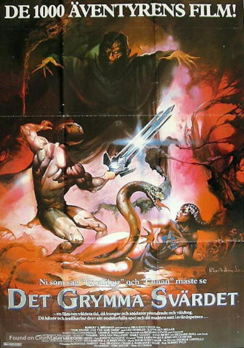 The Sword and the Sorcerer - Swedish Movie Poster