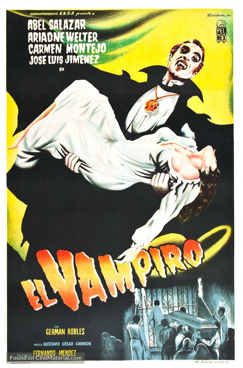 El Vampiro - Argentinian Movie Poster