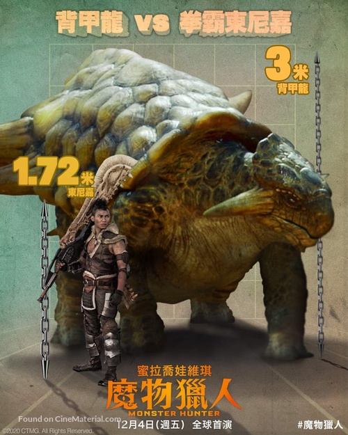 Monster Hunter - Taiwanese Movie Poster