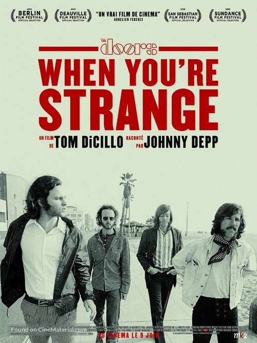 When You&#039;re Strange - French Movie Poster