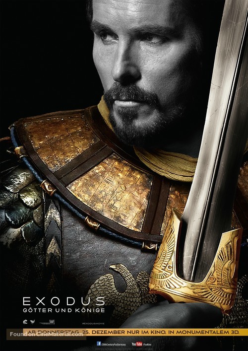 Exodus: Gods and Kings - German Movie Poster