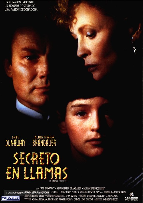 Burning Secret - Spanish Movie Poster