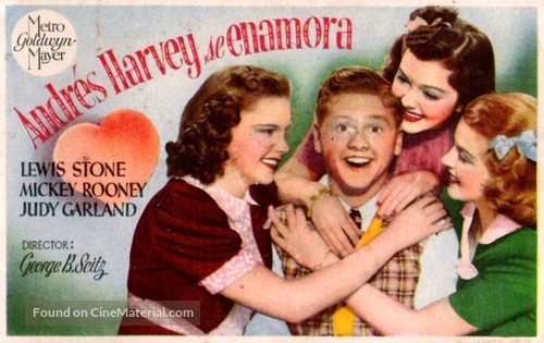 Love Finds Andy Hardy - Spanish Movie Poster