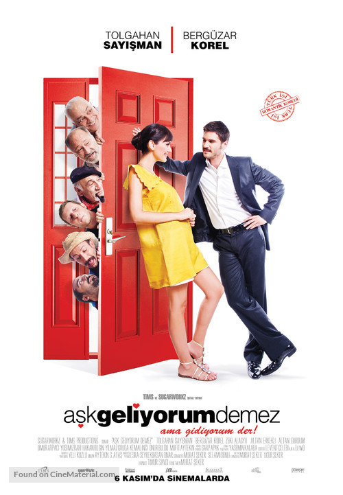 Ask geliyorum demez - Turkish Movie Poster