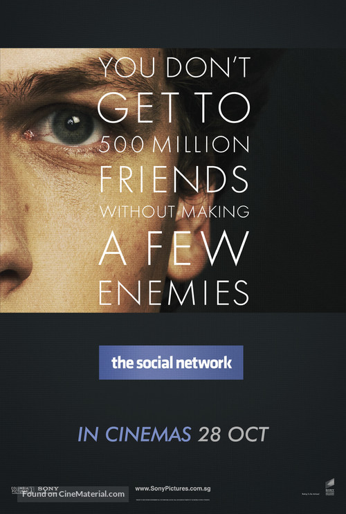 The Social Network - Singaporean Movie Poster