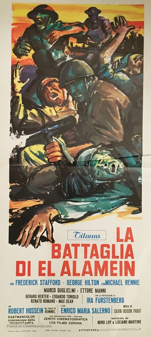 Battaglia di El Alamein, La - Italian Movie Poster