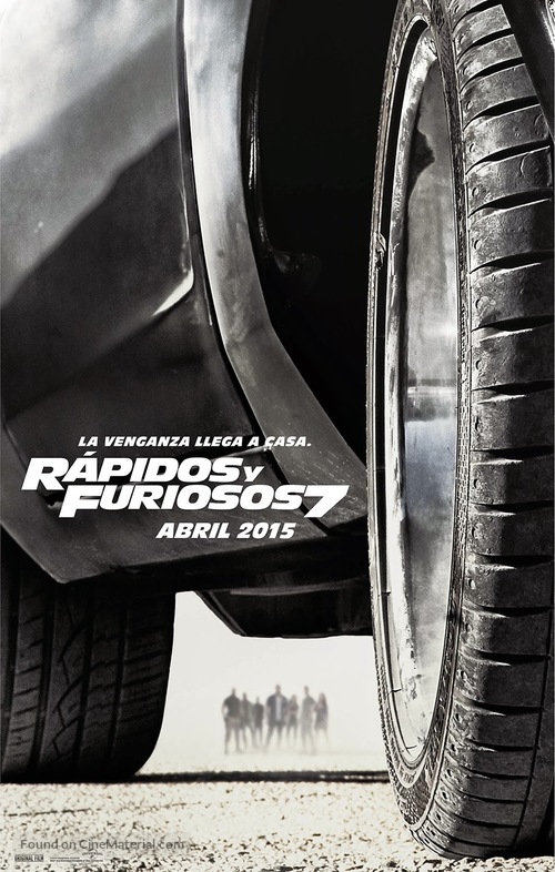 Furious 7 - Mexican Movie Poster