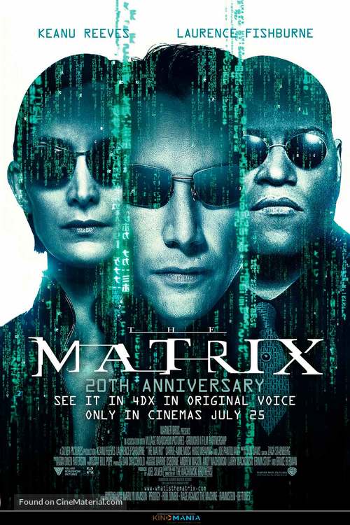 The Matrix - Ukrainian Re-release movie poster
