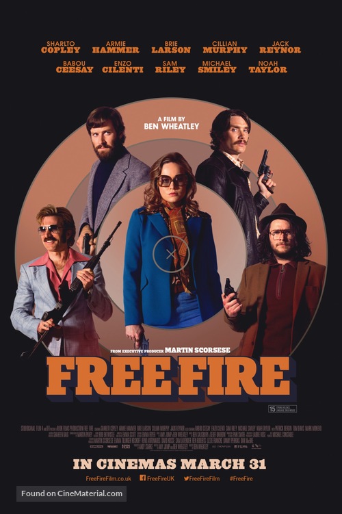 Free Fire - British Movie Poster
