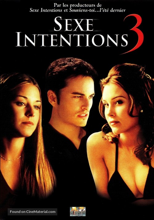 Cruel Intentions 3 - French DVD movie cover