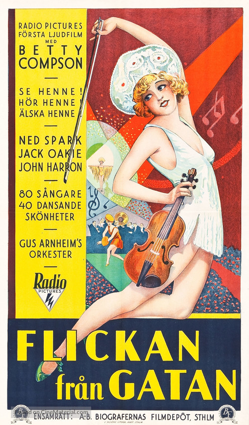 Street Girl - Swedish Movie Poster