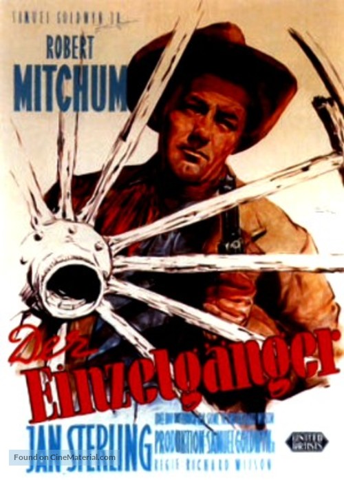 Man with the Gun - German Movie Poster